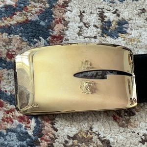 Vintage Gucci pony hair waist belt